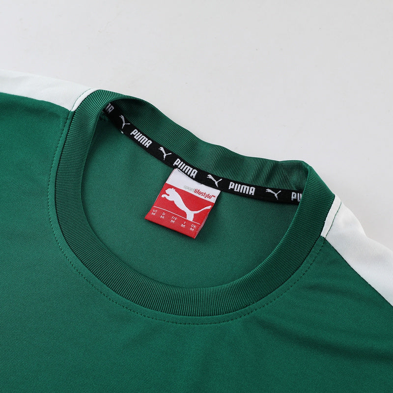 CONJUNTO PUMA ACTIVE BERMUDA E CAMISA VERDE