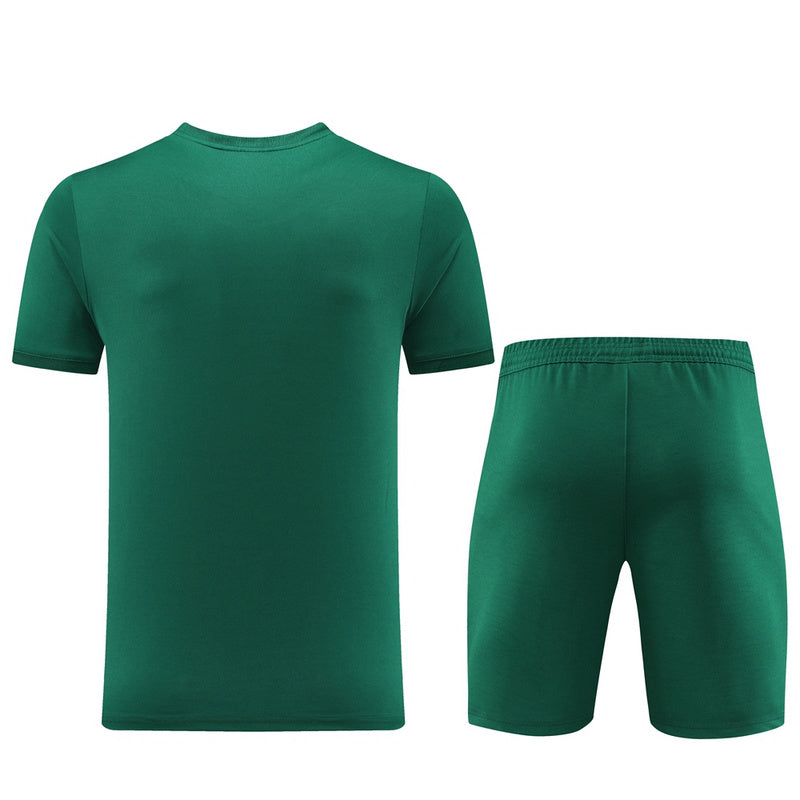 CONJUNTO PUMA ACTIVE BERMUDA E CAMISA VERDE