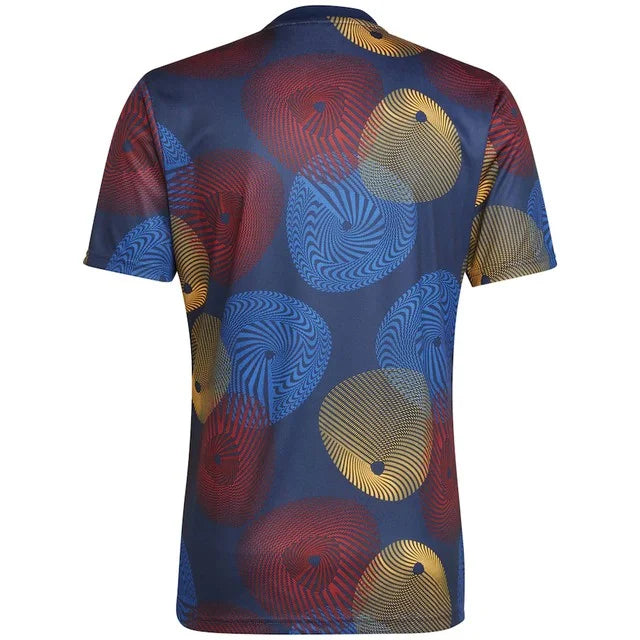 Camisa Espanha Pré jogo WC2022  - Adidas Torcedor Pro Masculino