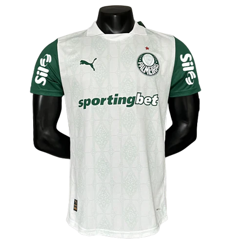 Camisa reserva do Palmeiras 25/26 II - Todos os patrocinadores - Versão jogador