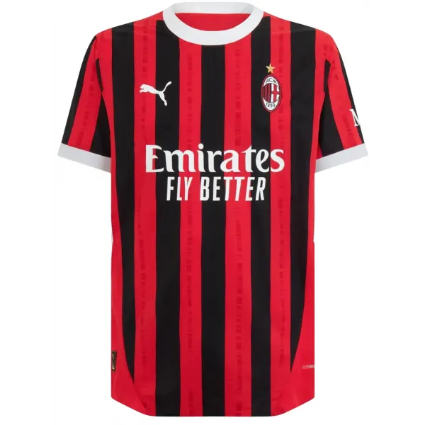 Camisa Milan l 2024/25 Vermelha e Preta - Modelo Torcedor